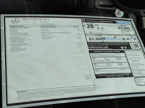 New 2025 Mercedes-Benz GLB 250 image 17