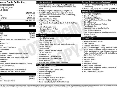 Used 2023 Hyundai Santa Fe Limited w/ Cargo Package image 6