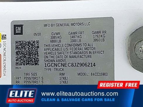 Used 2018 Chevrolet Silverado 1500 W/T w/ WT Fleet Convenience Package image 18