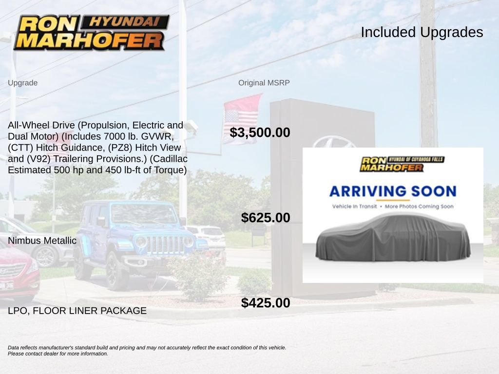 Used 2025 Cadillac Lyriq Sport w/ LPO, Floor Liner Package AWD/4WD image 2