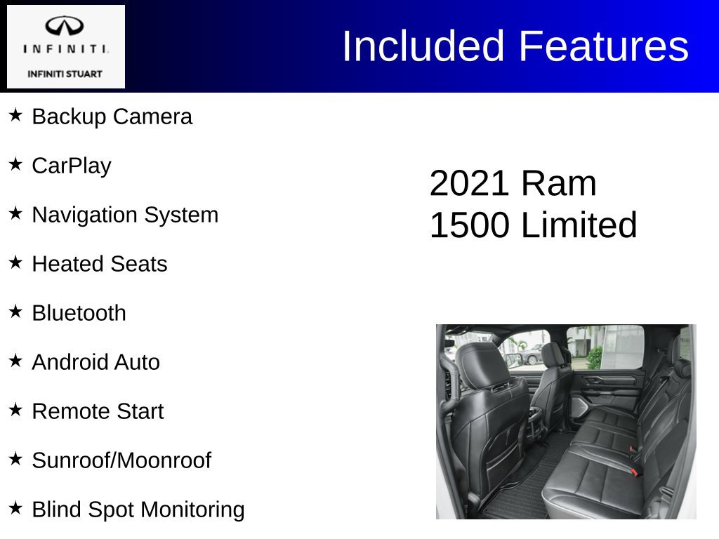 Used 2021 RAM 1500 Limited w/ Night Edition AWD/4WD image 7