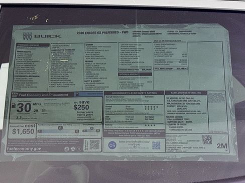 New 2026 Buick Encore GX Preferred w/ Comfort Package FWD image 19