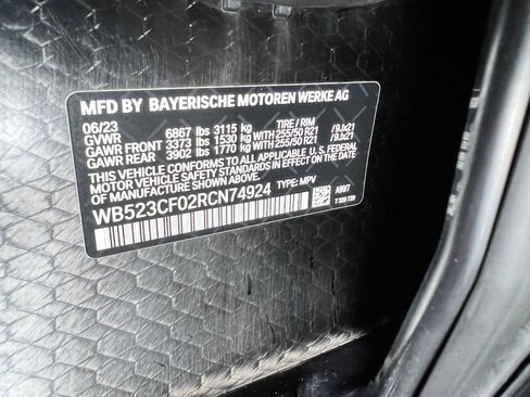 Used 2024 BMW iX xDrive50 w/ Sport Package AWD/4WD image 47