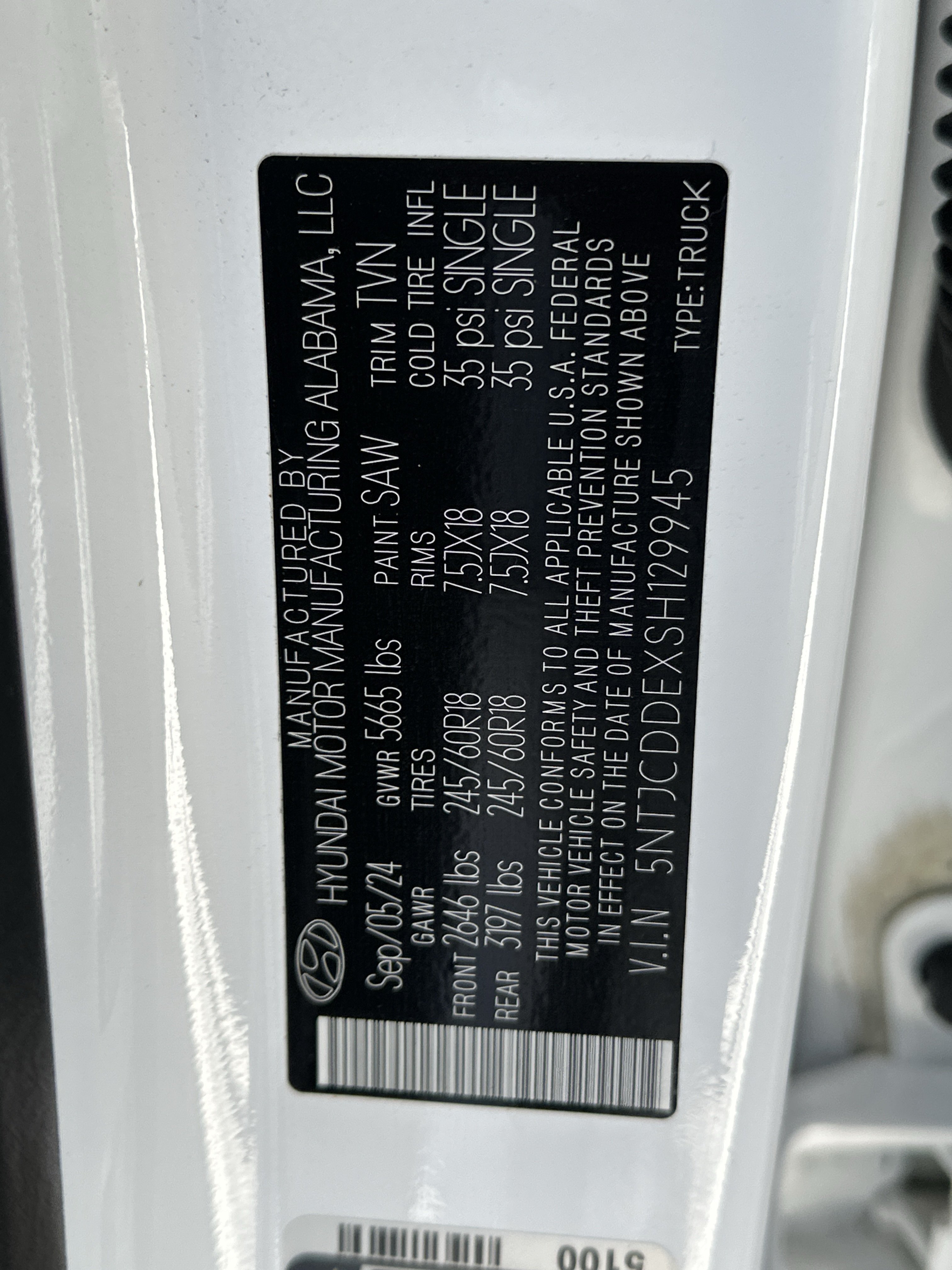 Certified 2025 Hyundai Santa Cruz SEL AWD/4WD image 31
