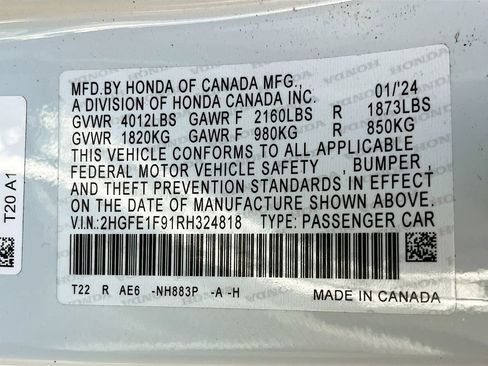 Used 2024 Honda Civic Touring image 33