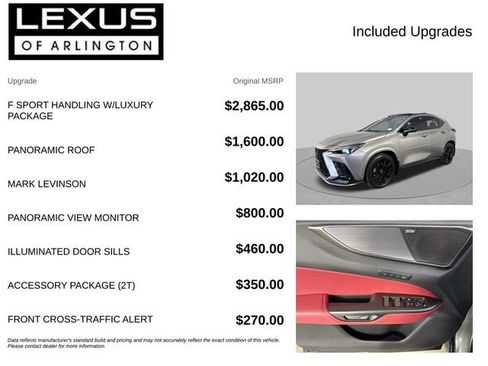 Used 2025 Lexus NX 350 F Sport AWD/4WD image 4