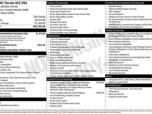Used 2024 GMC Terrain SLE w/ Driver Convenience Package FWD image 2