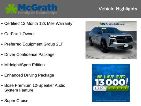 Used 2025 Chevrolet Traverse LT w/ Enhanced Driving Package AWD/4WD image 6