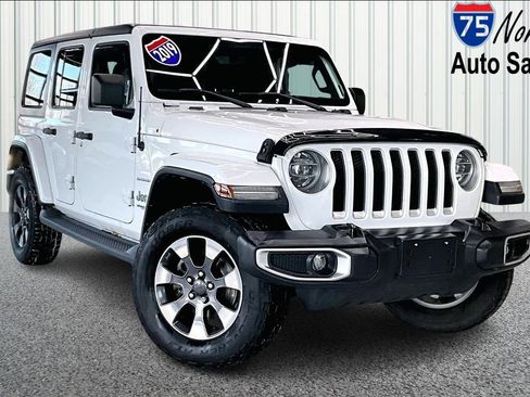 Used 2019 Jeep Wrangler Unlimited Sahara w/ Uconnect 4C Nav & Sound Group AWD/4WD image 1