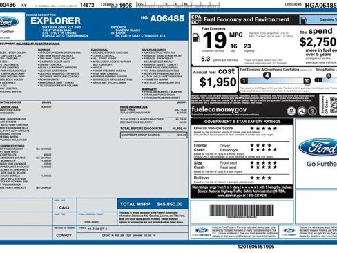 Used 2017 Ford Explorer XLT w/ Equipment Group 202A image 4