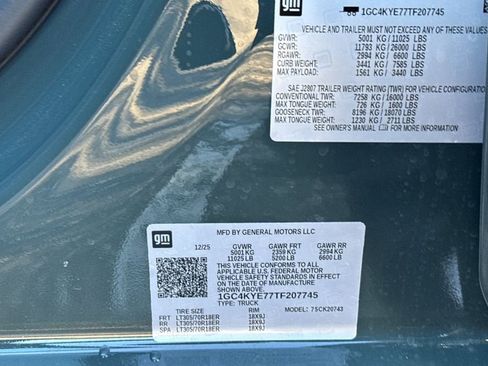 New 2026 Chevrolet Silverado 2500 ZR2 w/ LPO, Dark Essentials Package image 28