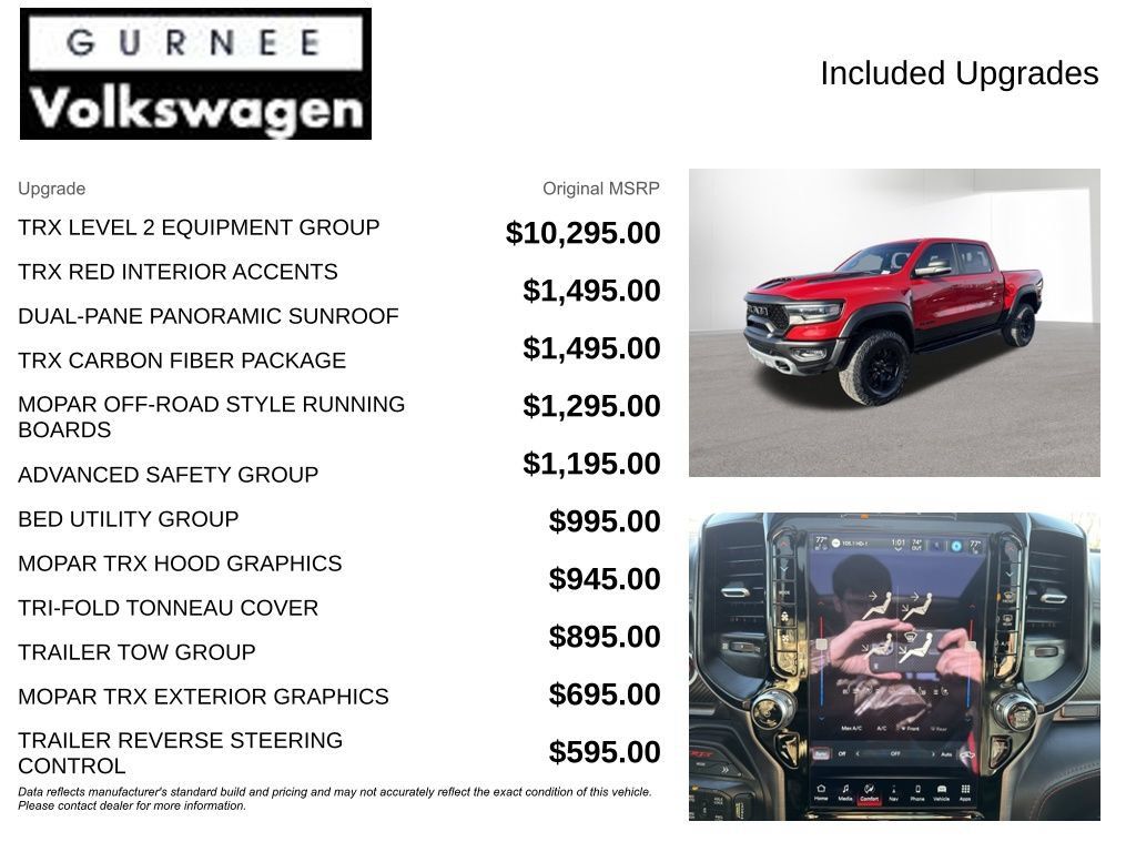 Used 2022 RAM 1500 TRX w/ TRX Level 2 Equipment Group AWD/4WD image 4