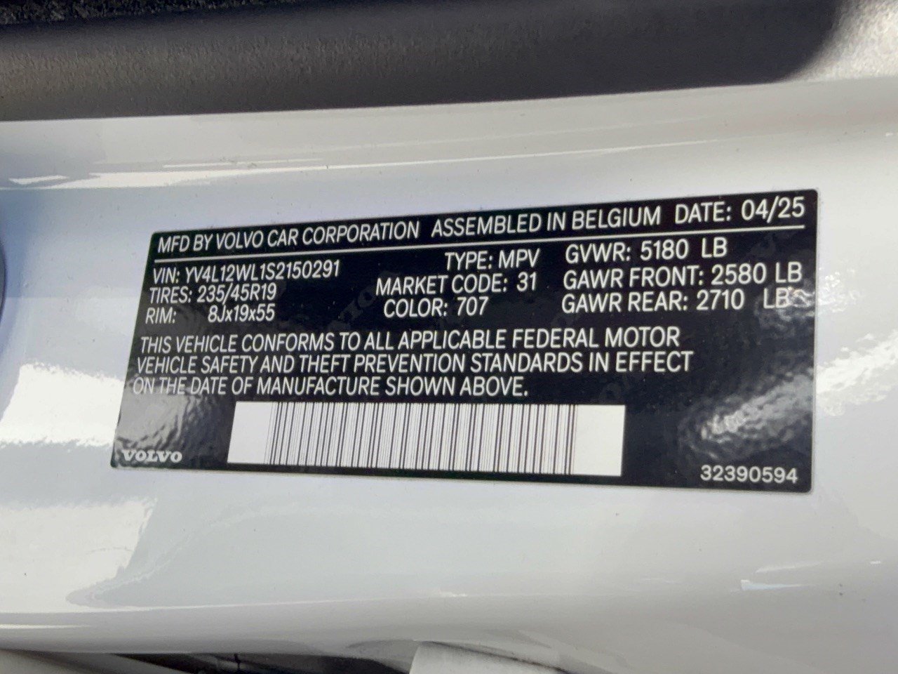Certified 2025 Volvo V60 B5 Cross Country Ultra AWD/4WD image 31