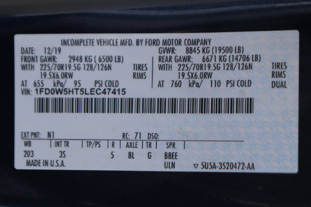 Used 2020 Ford F550 4x4 Crew Cab Super Duty w/ XLT Value Package image 60