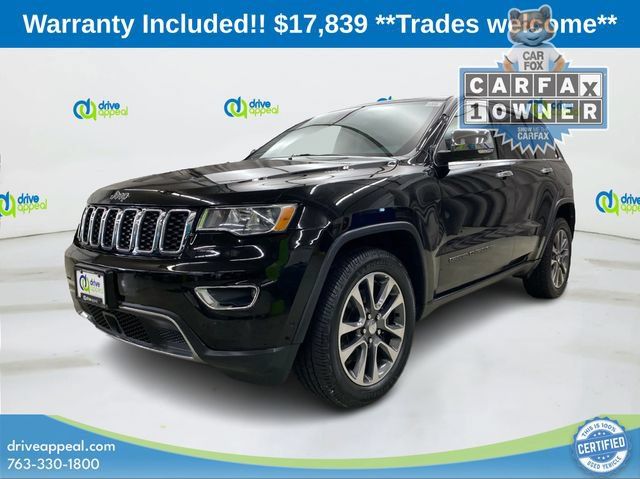 Used 2018 Jeep Grand Cherokee Limited AWD/4WD image 2