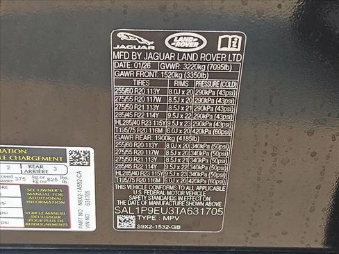 Used 2026 Land Rover Range Rover Sport SE AWD/4WD image 25