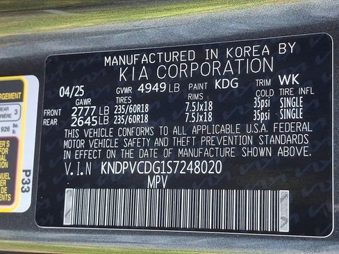 Certified 2025 Kia Sportage EX AWD/4WD image 28