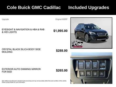 Used 2017 Subaru Outback 2.5i Limited image 3