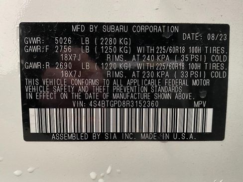 Used 2024 Subaru Outback Touring XT image 34