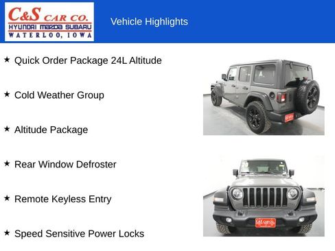Used 2020 Jeep Wrangler Unlimited Sport AWD/4WD image 7