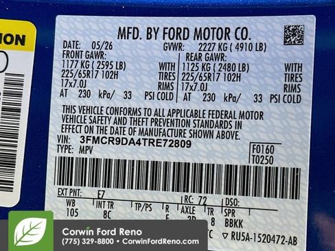 New 2026 Ford Bronco Sport Badlands w/ Badlands Tech Package AWD/4WD image 35