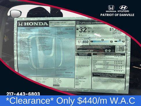 New 2025 Honda Accord LX image 13