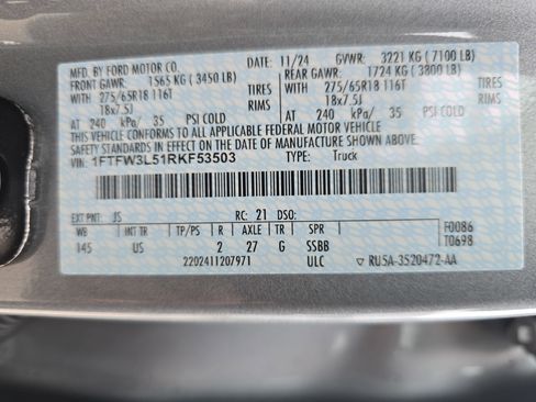 Used 2024 Ford F150 XLT w/ Mobile Office Package image 37