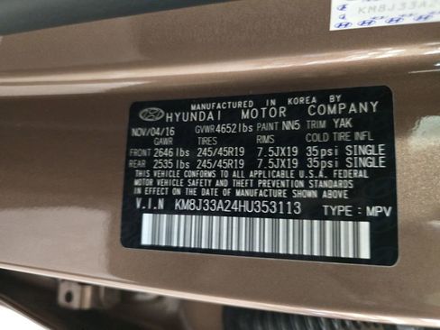 Used 2017 Hyundai Tucson Limited image 33