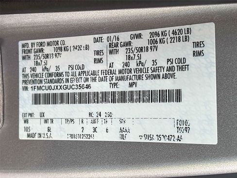 Used 2016 Ford Escape Titanium image 34