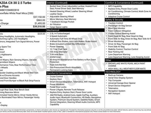 Used 2025 MAZDA CX-30 2.5 Turbo w/ Premium Plus Pkg image 6