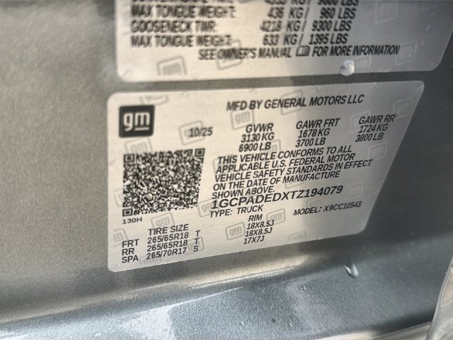Certified 2026 Chevrolet Silverado 1500 RST RWD image 33