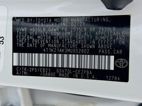 Used 2021 Toyota Camry TRD w/ TRD Package w/JBL Audio image 40