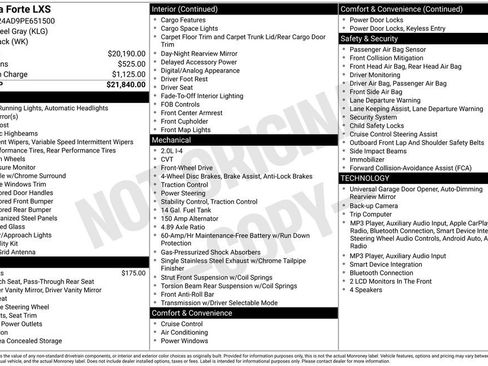 Used 2023 Kia Forte LXS FWD image 19