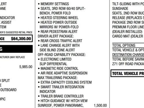 Certified 2023 Chevrolet Tahoe Z71 w/ Z71 Off-Road Package AWD/4WD image 2