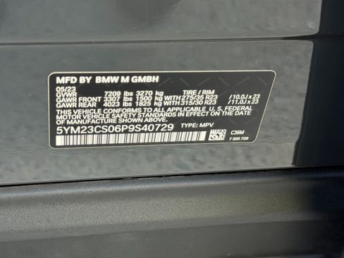 Used 2023 BMW XM AWD/4WD image 56