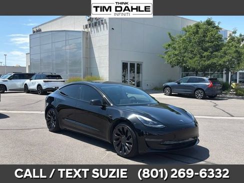 Used 2021 Tesla Model 3 Performance AWD/4WD image 1