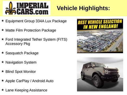 Used 2025 Ford Bronco Badlands w/ Matte Film Protection Package AWD/4WD image 3