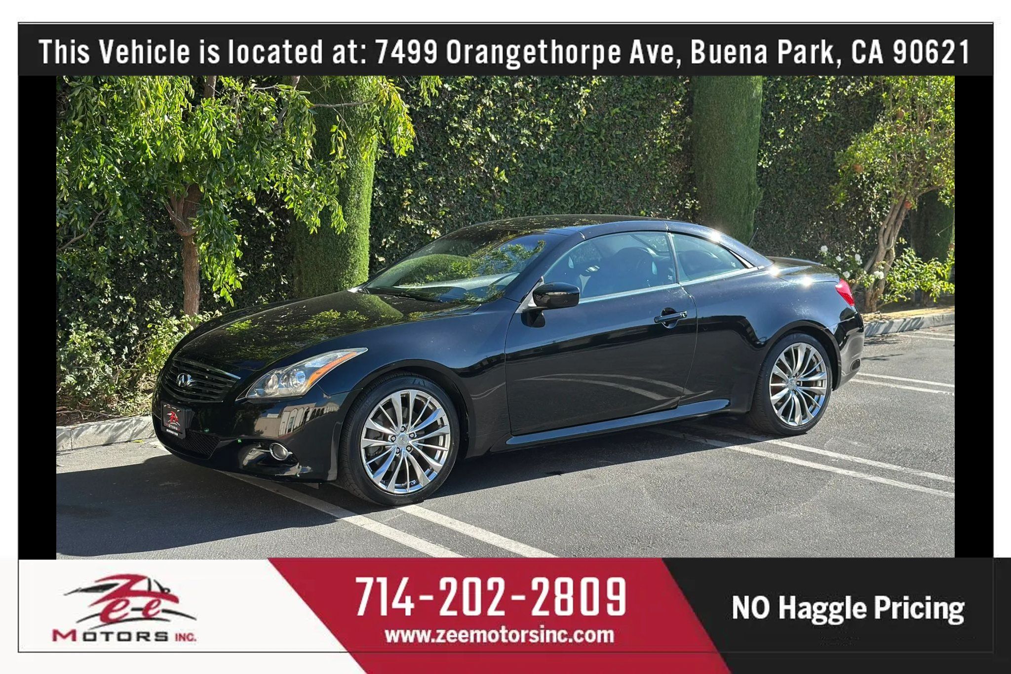 Used 2012 INFINITI G37 Convertible w/ Premium Pkg RWD image 11