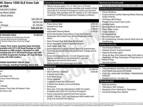 Used 2015 GMC Sierra 1500 SLE w/ SLE Value Package image 59