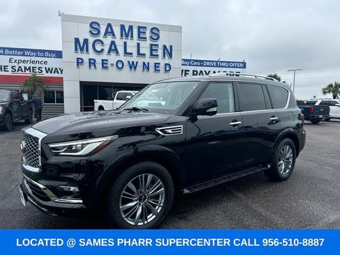 Used 2022 INFINITI QX80 Luxe w/ Cargo Package AWD/4WD image 1