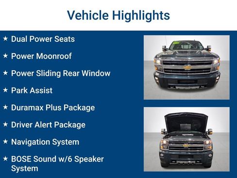 Used 2018 Chevrolet Silverado 2500 High Country w/ Duramax Plus Package AWD/4WD image 3
