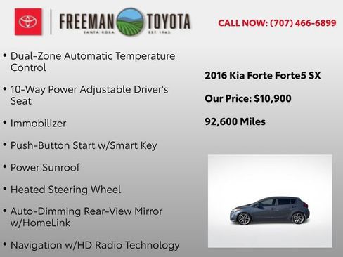 Used 2016 Kia Forte SX w/ SX Premium Technology Package image 11