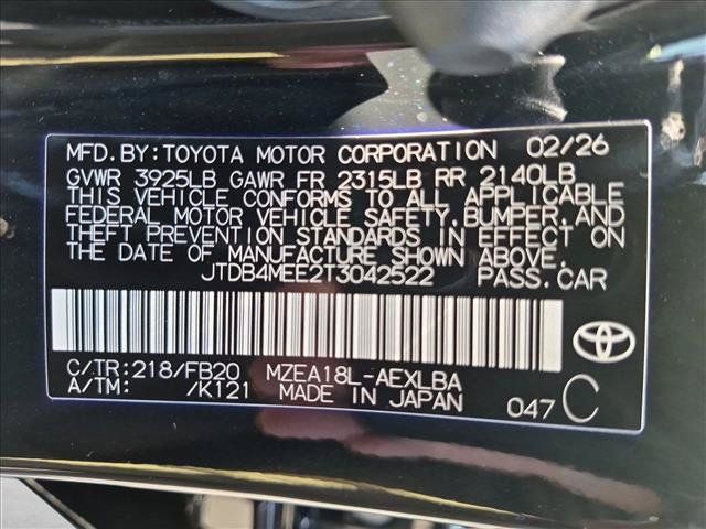 Certified 2026 Toyota Corolla LE w/ LE Premium Package FWD image 24