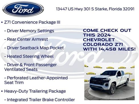Used 2024 Chevrolet Colorado Z71 w/ Z71 Convenience Package 2 image 30