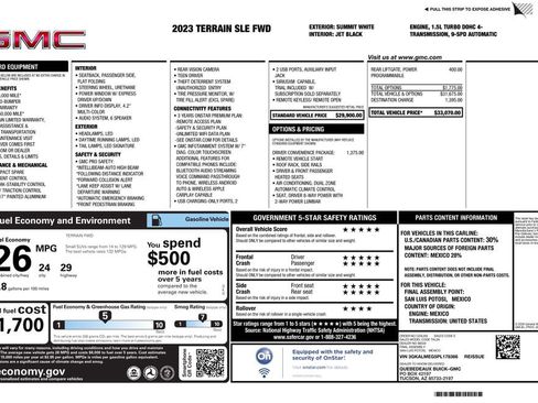 Used 2023 GMC Terrain SLE w/ Driver Convenience Package image 4