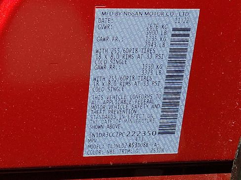 Used 2023 Nissan Pathfinder SL w/ Cargo Package AWD/4WD image 28