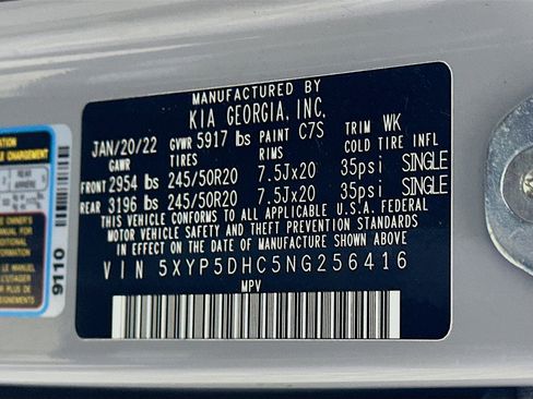 Used 2022 Kia Telluride SX w/ SX Prestige Package AWD/4WD image 12