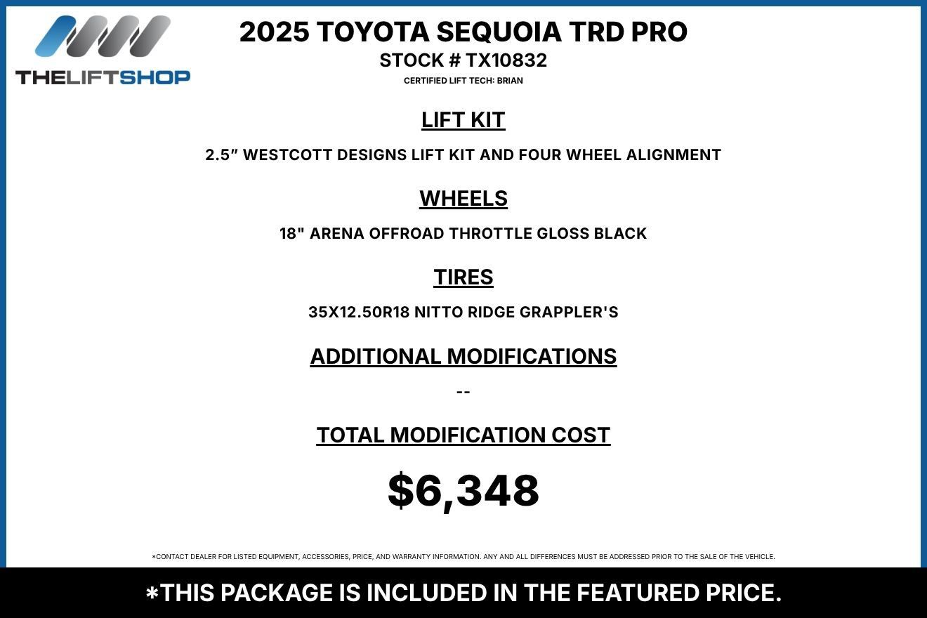 Used 2025 Toyota Sequoia TRD Pro AWD/4WD image 3