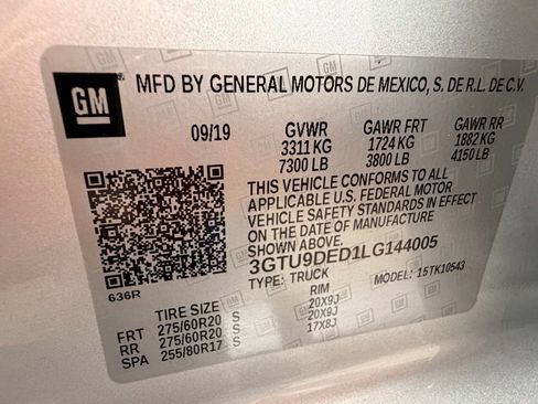 Used 2020 GMC Sierra 1500 SLT w/ SLT Premium Package image 54