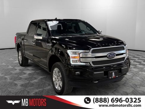 Used 2020 Ford F150 Platinum w/ Technology Package AWD/4WD image 1
